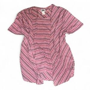 Striped Pink Women's Blouse